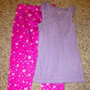 Pajama set size girls 7/8